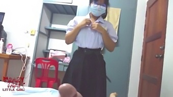 Thai Teen With Glasses Gets Intimate With Friend