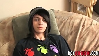 Stunning Young Man Masturbating And Ejaculating During Sexual Conversation