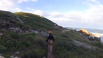 A Beach Stroll With A Provocative Twist