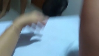 Cuckold Husband Cleans Wife'S Cum With Mouth And Drinks Her Pee