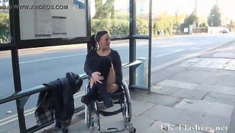 Disabled Pornstar'S Daring Public Display Of Nudity
