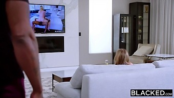 Blacked Beauty Expertly Handles Her Big Black Cock