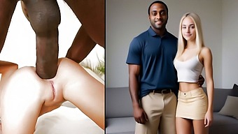 African American Man Pleasures My Stunning Spouse With Anal Play (Buttocks)