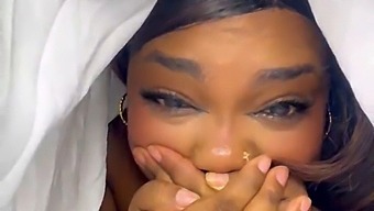 Ebony Stepmom Gets Caught By Her Stepson Masturbating With A Doll